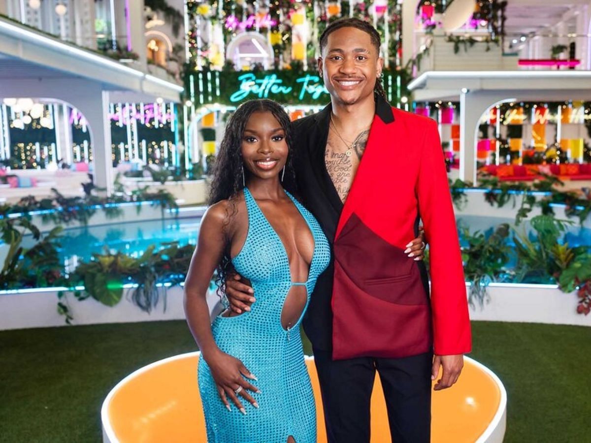 Olandria and Taylor (Image via Instagram/@loveislandusa)